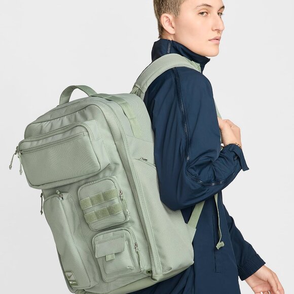 Nike Utility Elite Backpack. Jade Horizon/Oil Green (37L) FN4173-370 - Picture 13 of 13